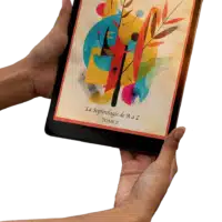 Tome 2 - Sophrologie de A à Z mockup tablet hand