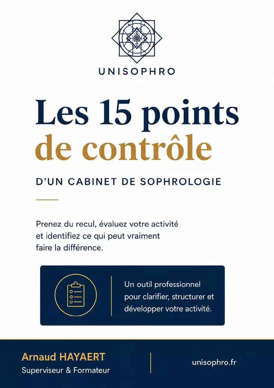 Check-list professionnelle – Les 15 points de contrôle d’un cabinet de sophrologie